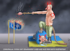 Cartoon: ANTI-NATO SATANIST CHRUPALLA (small) by marian kamensky tagged antinato,satanist,chrupalla