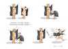 Cartoon: AUF EINMAL WILL TRUMP REDEN ! (small) by marian kamensky tagged obama,trump,präsidentenwahlen,usa,baba,vanga,republikaner,inauguration,demokraten,kim,jong,un,wikileaks,faschismus
