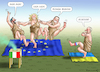 Cartoon: BUNGA BUNGA IN ITALIEN (small) by marian kamensky tagged italien,wahlen,faschisten,meloni