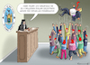 Cartoon: DER ARME TRUMP! (small) by marian kamensky tagged trumps,anklage,new,york