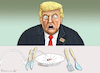 Cartoon: DINNER FOR ONE (small) by marian kamensky tagged dinner,for,one,trump