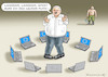 Cartoon: EU-DIGITALGIPFEL (small) by marian kamensky tagged belarus,lukaschenko,diktatur