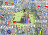 Cartoon: EU CHRISTENHEIT (small) by marian kamensky tagged eu,flüchtlinge,asyl,politik,terrirismus