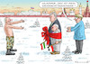 Cartoon: FASCHISTENABGABE (small) by marian kamensky tagged coronavirus,epidemie,gesundheit,panik,stillegung,rechtsstaatlichkeit,ungarn,polen,eu,trump,pandemie