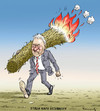 Cartoon: Frank Stronach (small) by marian kamensky tagged frank,stronach,populismus,österreich,parlamentswahlen,in