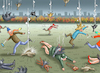 Cartoon: FÜR DIE MENSCHEN HARMLOS (small) by marian kamensky tagged vogelgrippe,für,die,menschen,ungefährlich