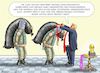 Cartoon: GEFÜHLVOLLER DONALDCHEN (small) by marian kamensky tagged minneapolis,ice,trump,renee,nicole,good,alec,jefrey,pretti