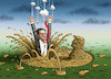 Cartoon: GLÜCKLICHER PAPA TRUMP (small) by marian kamensky tagged obama,trump,präsidentenwahlen,usa,baba,vanga,republikaner,inauguration,demokraten,wikileaks,faschismus