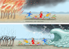 Cartoon: GRIECHISCHE KLIMAAPOKALYPSE (small) by marian kamensky tagged griechische,klimaapokalypse