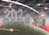 Cartoon: HAPPY NEW YEAR 2024 (small) by marian kamensky tagged happy,new,year,2024