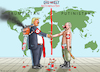 Cartoon: HITLER-STALIN -PAKT (small) by marian kamensky tagged musk,trump,zuckerberg,bezos,felon,and,elon,in,panama,zölle,diktator,selenskyj,putin,ukraine,usa,china,handelskrieg