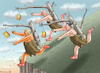 Cartoon: JEDER WILL KAISER SEIN (small) by marian kamensky tagged jeder,will,kaiser,sein,trump,puti,xi,jinping