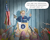 Cartoon: KKK-BANNON (small) by marian kamensky tagged obama trump präsidentenwahlen usa baba vanga republikaner inauguration demokraten bannon wikileaks faschismus