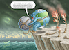 Cartoon: LEBENSMÜDER PLANET ERDE (small) by marian kamensky tagged lebensmüder,planet,erde,acht,milliarden,menschen