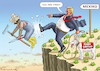 Cartoon: MAGA ZIEGENBOCK (small) by marian kamensky tagged trump,und,der,hurrikan,milton,us,wahlen,jeff,bezos,dreht,durch,the,washington,post,musk,tesla