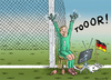 Cartoon: Manuel Neuers Langeweile (small) by marian kamensky tagged fifa,wm,brasilien,katar,korruption,fussball,sepp,blatter,papst,franziskus