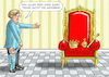Cartoon: MERKELS ERBE (small) by marian kamensky tagged tv,triell,laschet,baerbock,scholz,merkel,laschets,zukunftsteam