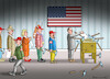 Cartoon: MIDTERMS IN AMERIKA (small) by marian kamensky tagged musk,befreit,twitter,trump,midterms,nancy,pelosi