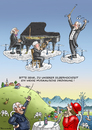 Cartoon: MODERNE TECHNIK UND ROMANTIK (small) by marian kamensky tagged moderne,technik,und,romantik