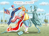 Cartoon: NO KINGS-PROTESTE IN DEN USA (small) by marian kamensky tagged no,kings,proteste,in,den,usa