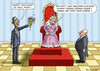 Cartoon: OBAMA BEI DER QUEEN (small) by marian kamensky tagged obama,bei,der,queen