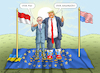 Cartoon: POLEN IST VERLOREN (small) by marian kamensky tagged polen,nawrocki,präsidentenwahl,trump