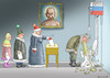 Cartoon: PRÄSIDENTENWAHL IN RUSSLAND (small) by marian kamensky tagged theresa,may,putin,sergei,skripal,novichok,russia,kgb,poison,attack,england,agents,präsidentenwahl,in,russland