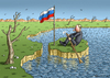 Putin paddelt sich frei