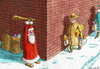 Cartoon: Santa Klau (small) by marian kamensky tagged santa klaus weihnachten christkind feiertage