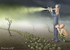 Cartoon: SARIN RASPUTIN ASSAD (small) by marian kamensky tagged assad,in,chan,schaichun,sarin,giftgasanschlag,putin,trump,tomahawk