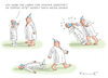 Cartoon: SCHWURBLER SCHLÄGT ZU (small) by marian kamensky tagged curevac,testzentren,corona,impfung,pandemie,booster,impfpflicht