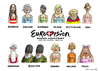 Cartoon: Singen im Staate Dänemark (small) by marian kamensky tagged eurovision,song,contest,in,denmark,russia,putin,ukraine