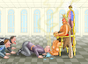 THE NEANDERTHAL WHITE HOUSE BALL (small) Cartoon: THE NEANDERTHAL WHITE HOUSE BALL (small) by marian kamensky tagged the,neanderthal,white,house,ballroom