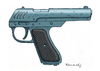 Cartoon: The new US legal gun (small) by marian kamensky tagged us gun arms law waffenloby usa