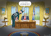 Cartoon: TRUMP HAS BEEN FIRED (small) by marian kamensky tagged obama,trump,präsidentenwahlen,usa,baba,vanga,republikaner,inauguration,john,kelly,demokraten,wikileaks,faschismus