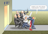 Cartoon: TRUMP WILL DOKUMENTE ZURÜCK (small) by marian kamensky tagged trump,will,dokumente,zurück,fbi
