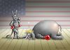 Cartoon: TRUMPS OBAMACARE DESASTER (small) by marian kamensky tagged trumps,obamacare,desaster