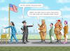 Cartoon: USA-WAHLEN (small) by marian kamensky tagged trump,oder,blutbad,harris,wahlen,usa,biden