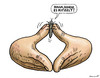Cartoon: Wanzenvernichtungsversuch (small) by marian kamensky tagged obamas,rede,nsa,merkel,abhörskandal,no,spy,abkommen,spionage