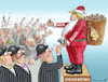 Cartoon: WEIHNACHTEN MIT TRUMP (small) by marian kamensky tagged obama,trump,präsidentenwahlen,usa,baba,vanga,republikaner,inauguration,demokraten,us,steuer,reform,weihnachten,wikileaks,faschismus