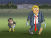 Cartoon: ZERSTÖRE ZERSTÖRE ZERSTÖRE (small) by marian kamensky tagged obama,trump,präsidentenwahlen,usa,baba,vanga,republikaner,inauguration,demokraten,wikileaks,faschismus