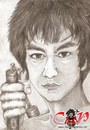 Cartoon: Bruce Lee (small) by corabiapiratilorgmailcom tagged caricaturi,desene,portrete,corabia,piratilor