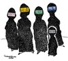 Cartoon: Black sheets (small) by Mehmet Selcuk tagged peat