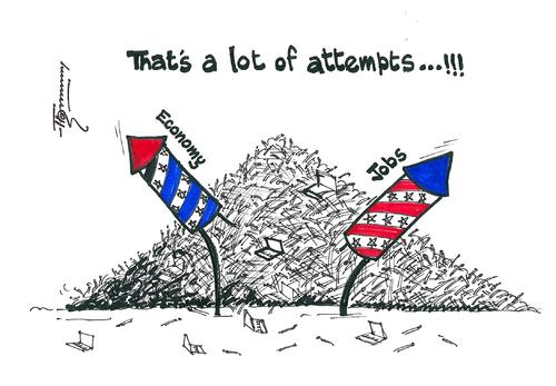 Cartoon: July 4th (medium) by Thommy tagged july,4th,usa