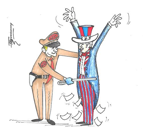 Cartoon: Wiki-Leaks (medium) by Thommy tagged wikileaks,usa
