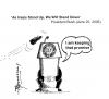 Cartoon: A Promise to Remember (small) by Thommy tagged bush,shoe,throw,press,conference