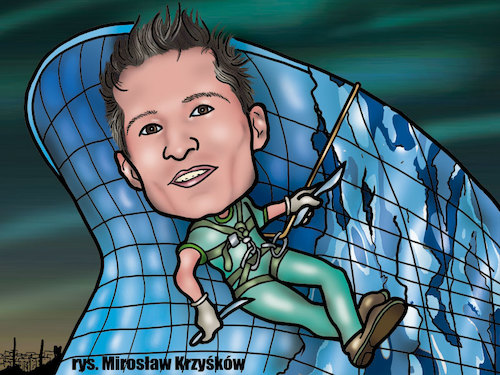 Cartoon: karykatura_2_17 (medium) by Krzyskow tagged caricature