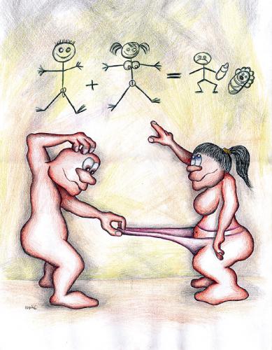 Cartoon: Lesson (medium) by Krzyskow tagged humor,character,comic,designfrau,girl,illustration,line,love,man,mann,music,politics,sport,tiere