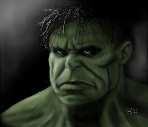 Cartoon: gamma monster (medium) by sahin tagged the,hulk,gamma,monster,bruce,banner,marvel,comics,super,hero