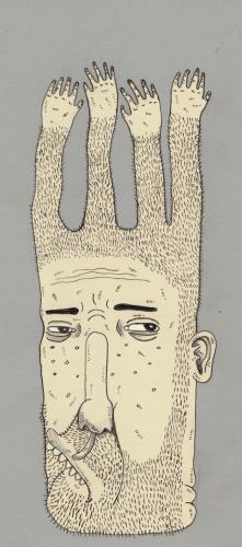 Cartoon: _ (medium) by the_pearpicker tagged head,arms,beard,people,ugly